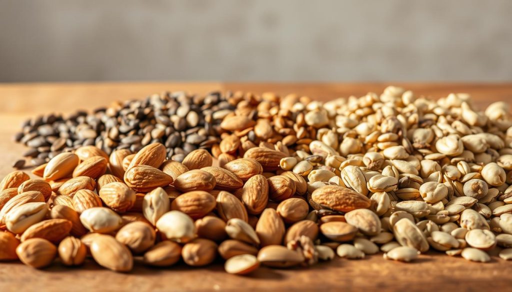 protein-rich nuts and seeds