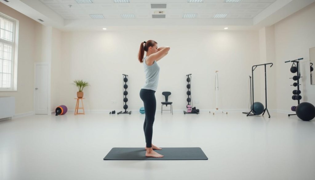  Standing core workout for special populations